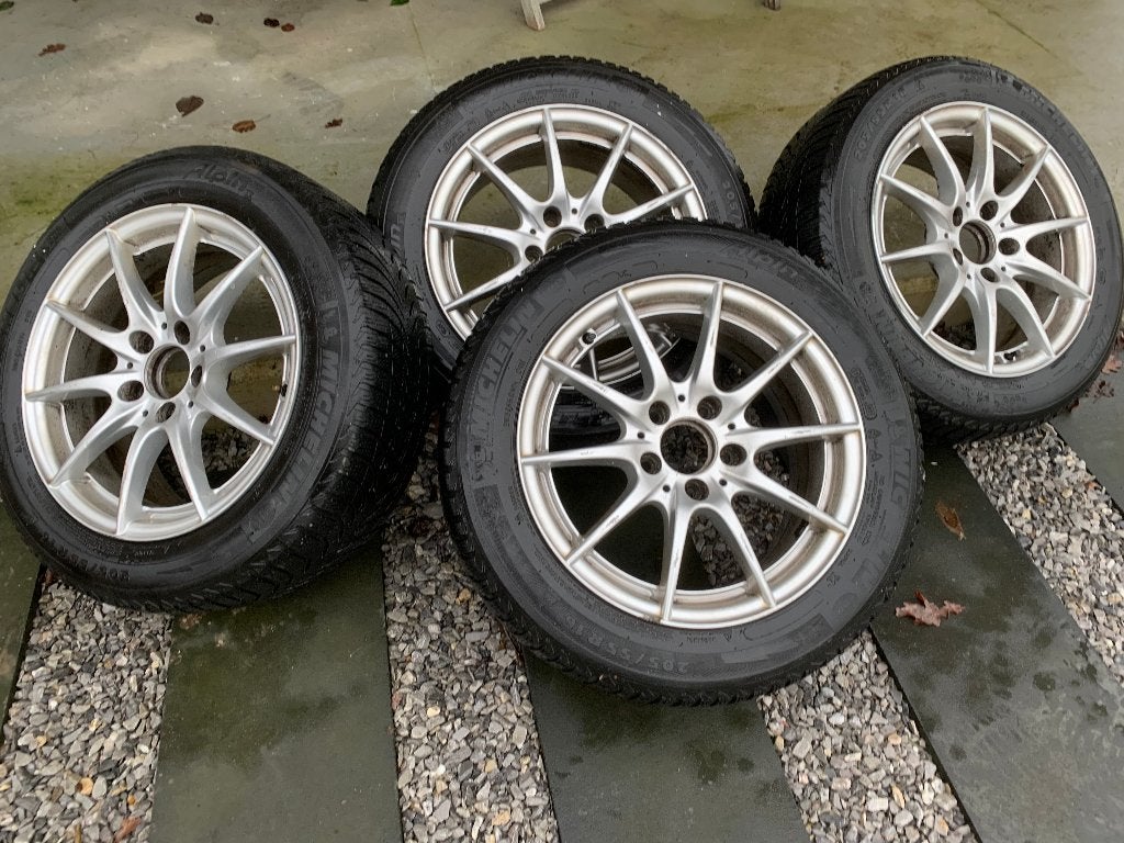4 AMG velgen, Auto-onderdelen, Banden en Velgen, Ophalen, Gebruikt, Velg(en), 16 inch