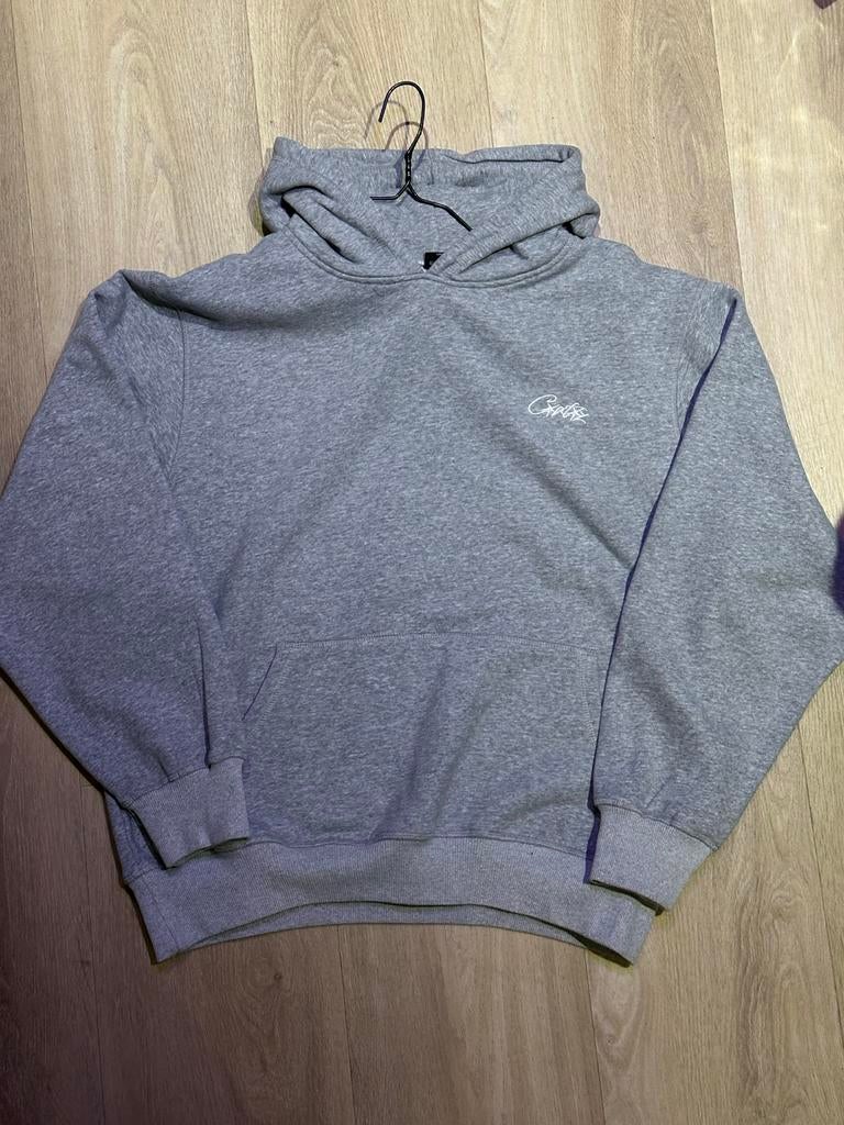 Originele Corteiz Hoodie - 100% Katoen - Grijs, Ophalen of Verzenden, Zo goed als nieuw, Maat 52/54 (L), Grijs
