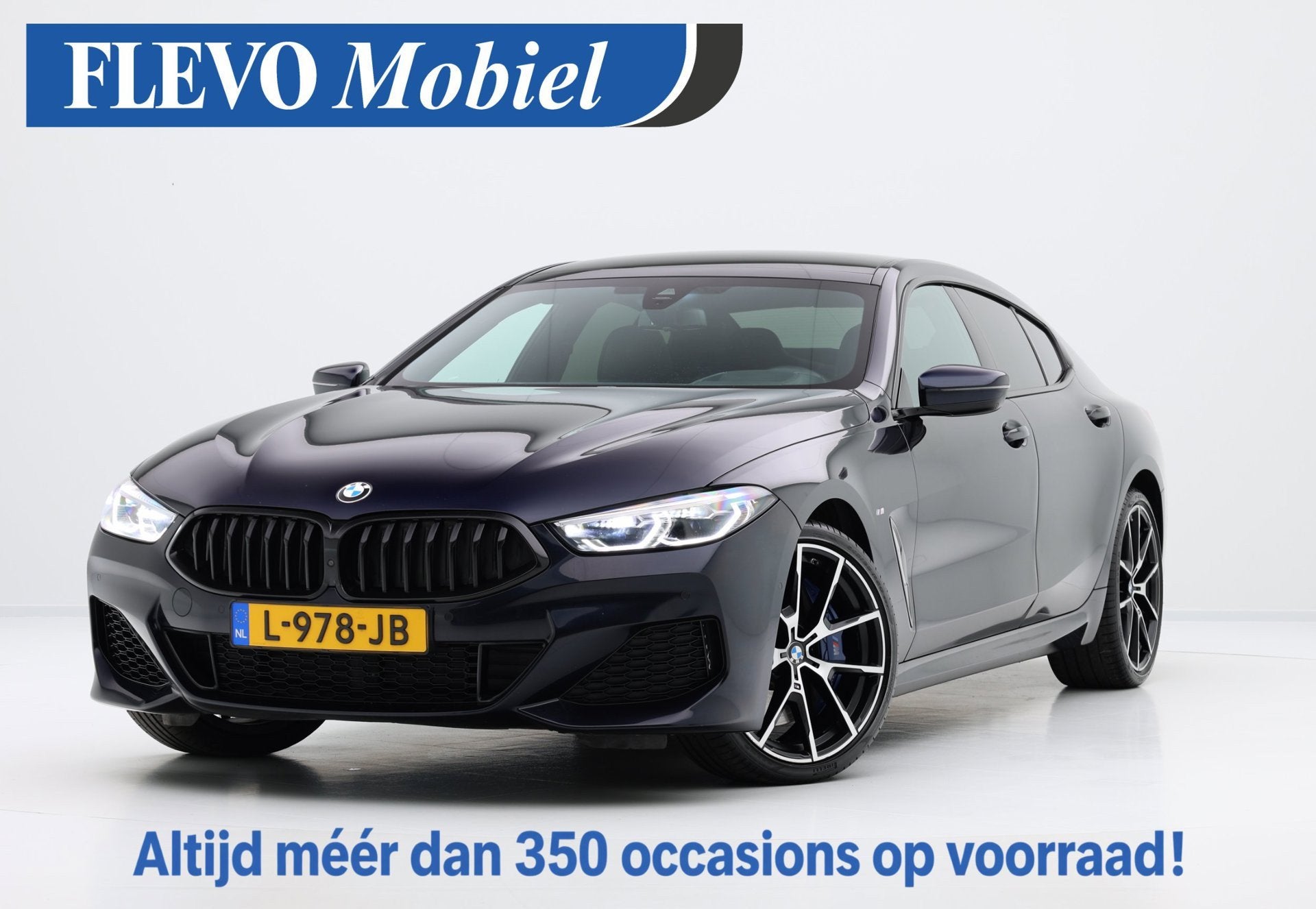 BMW 8-serie Gran Coupé 840i xDrive 340pk M Sport Leder|Pano, Auto's, Automaat, Dealer onderhouden, Gebruikt, Zwart