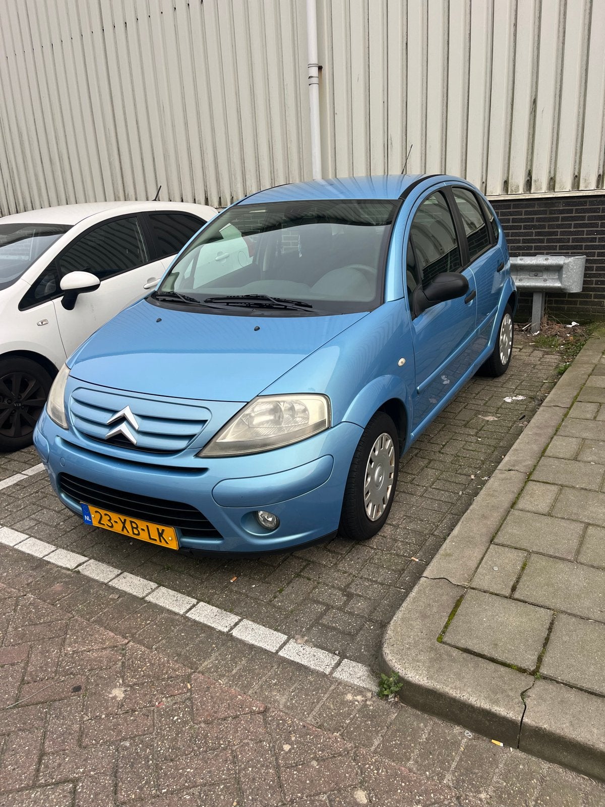 Citroën C3 1.4 I 2007 Blauw met nap, Auto's, Citroën, Voorwielaandrijving, 1160 kg, 989 kg, Blauw