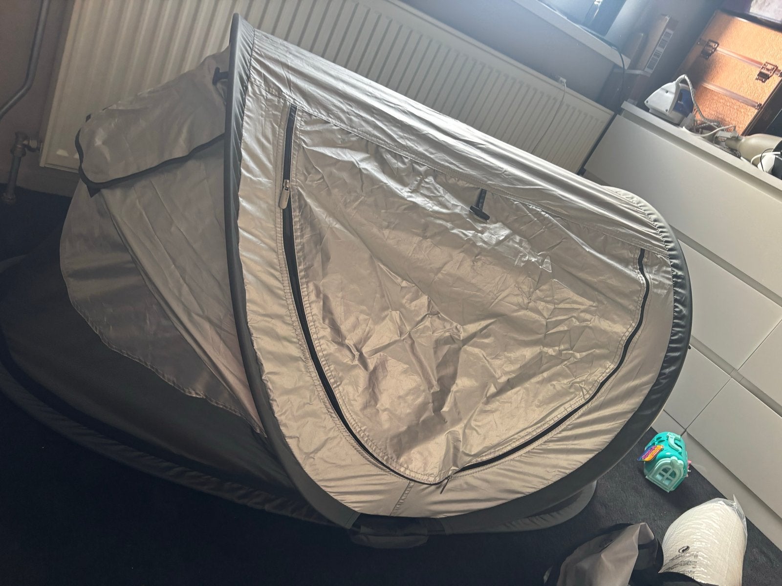 Deryan Travel Cot Peuter Luxe - Ideaal voor op reis, Ophalen of Verzenden, Zo goed als nieuw