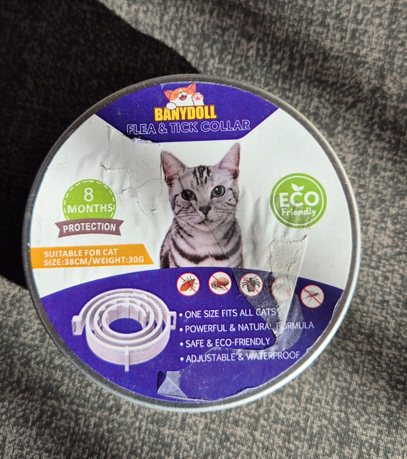 Vlooien en tekenband kat 38 cm. Meerdere aanwezig. Nieuw, Dieren en Toebehoren, Ophalen of Verzenden, Nieuw