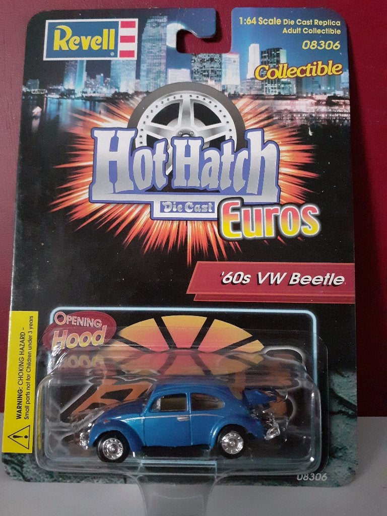 '60s VW Beetle      1/64     Revell     Hot Hatch Euros, Ophalen of Verzenden, Nieuw, Auto