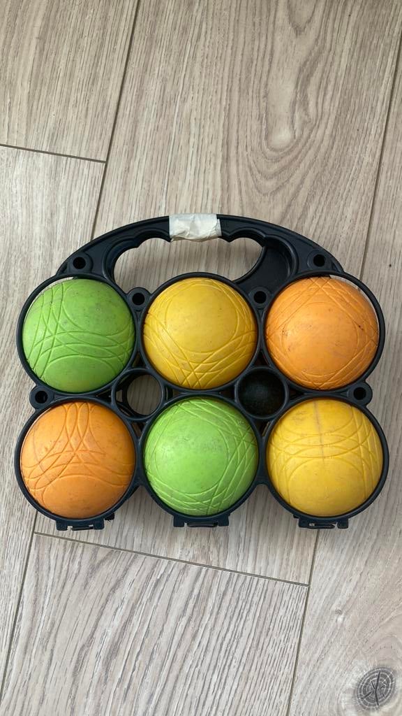 Jeu de Boules kinderset 6 ballen, Ophalen of Verzenden, Zo goed als nieuw