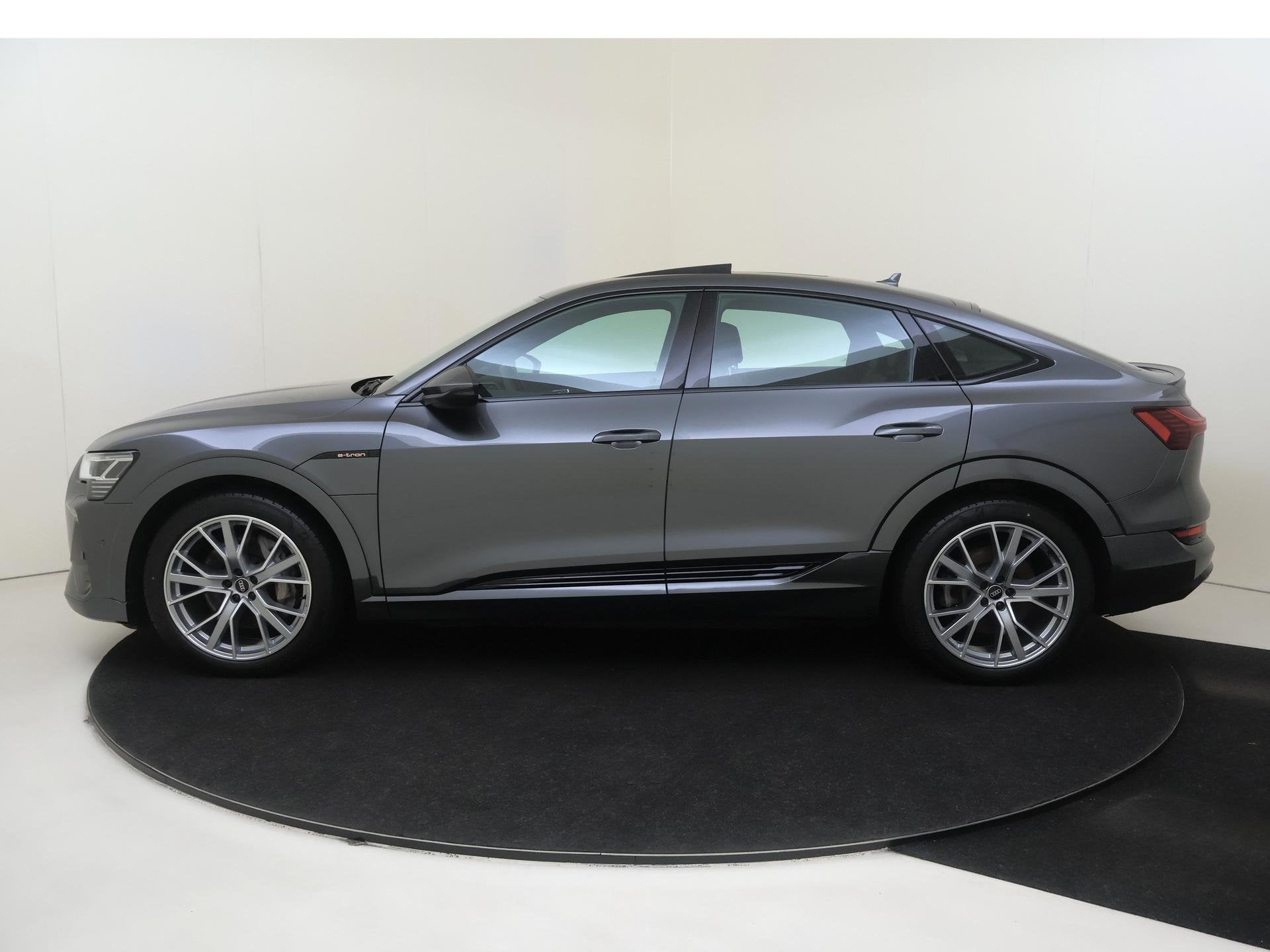 Audi e-tron Sportback 55 quattro S edition 95 kWh | SoH 100%, Automaat, Zwart, 95 kWh, Origineel Nederlands