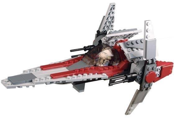 Lego Star Wars 6205 V-wing Fighter, Star Wars, Lego, Ophalen of Verzenden, Zo goed als nieuw