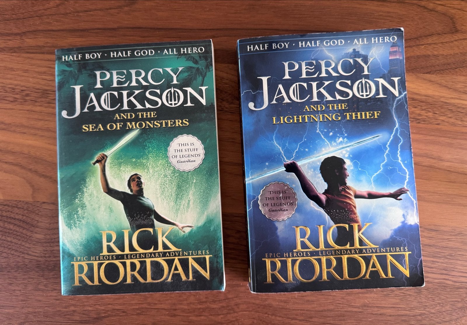 Percy Jackson: The Lightning Thief & The Sea of Monsters, Boeken, Ophalen of Verzenden, Gelezen, Fictie