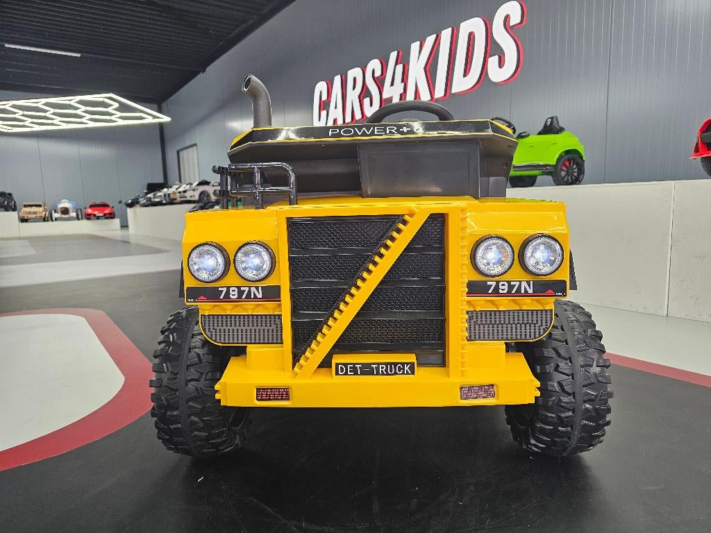 Dumper Truck - elektrische kantelbak - leren zit - met RC, Ophalen of Verzenden, Nieuw, Afstandsbediening