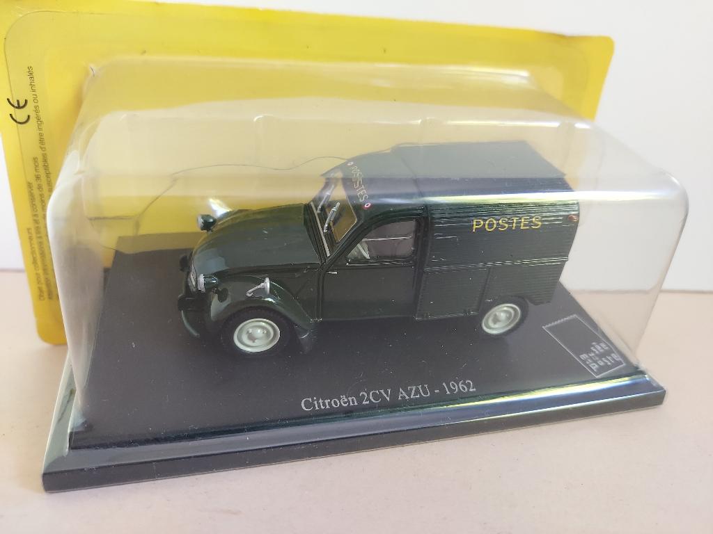Citroen 2cv AZU la Poste 1/43 editions Atlas, Verzenden, Nieuw, Auto, Overige merken
