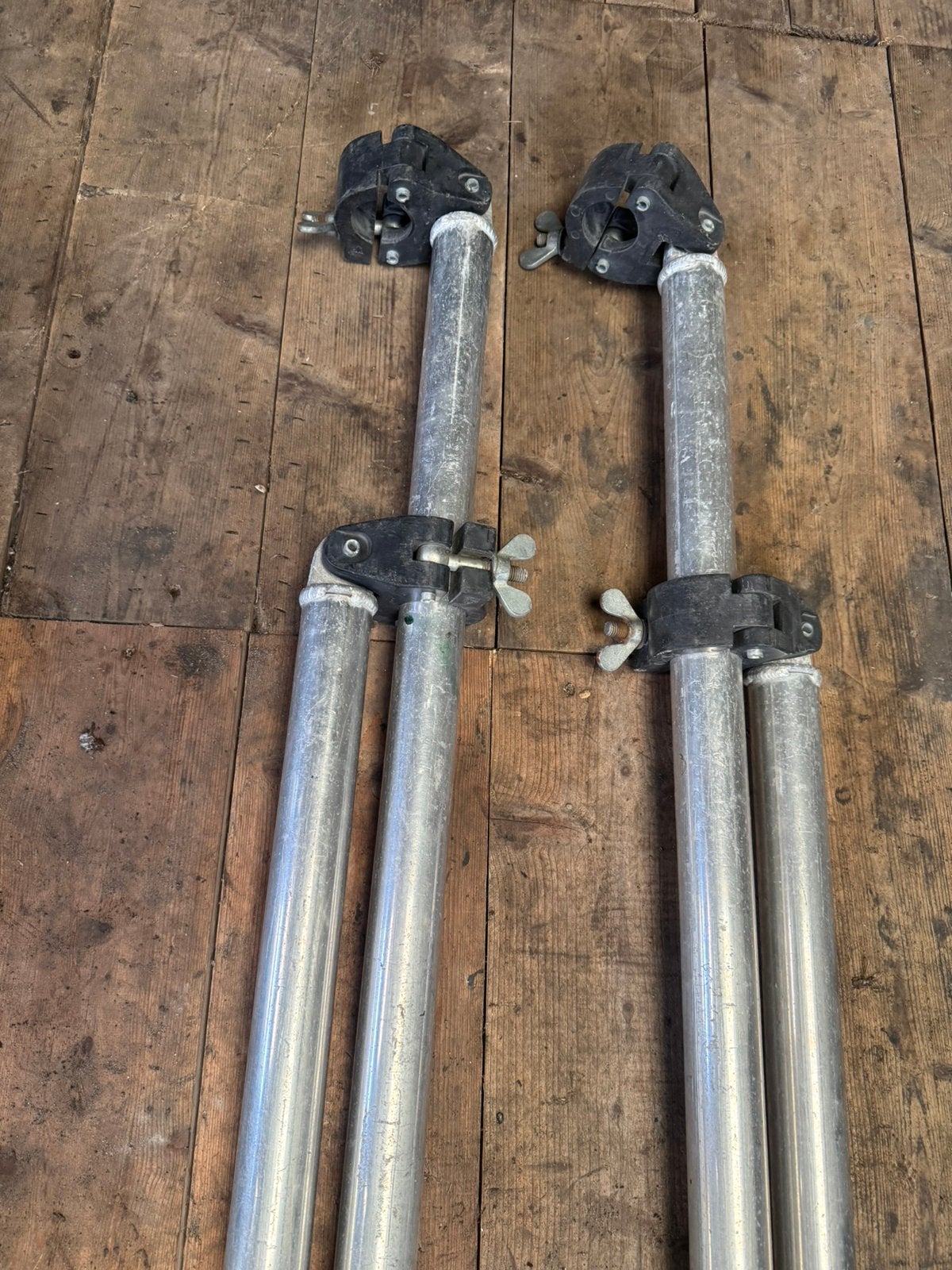 Rolsteiger stabilisator poten 2 stuks, Ophalen, Rolsteiger of Kamersteiger, 5 meter of hoger