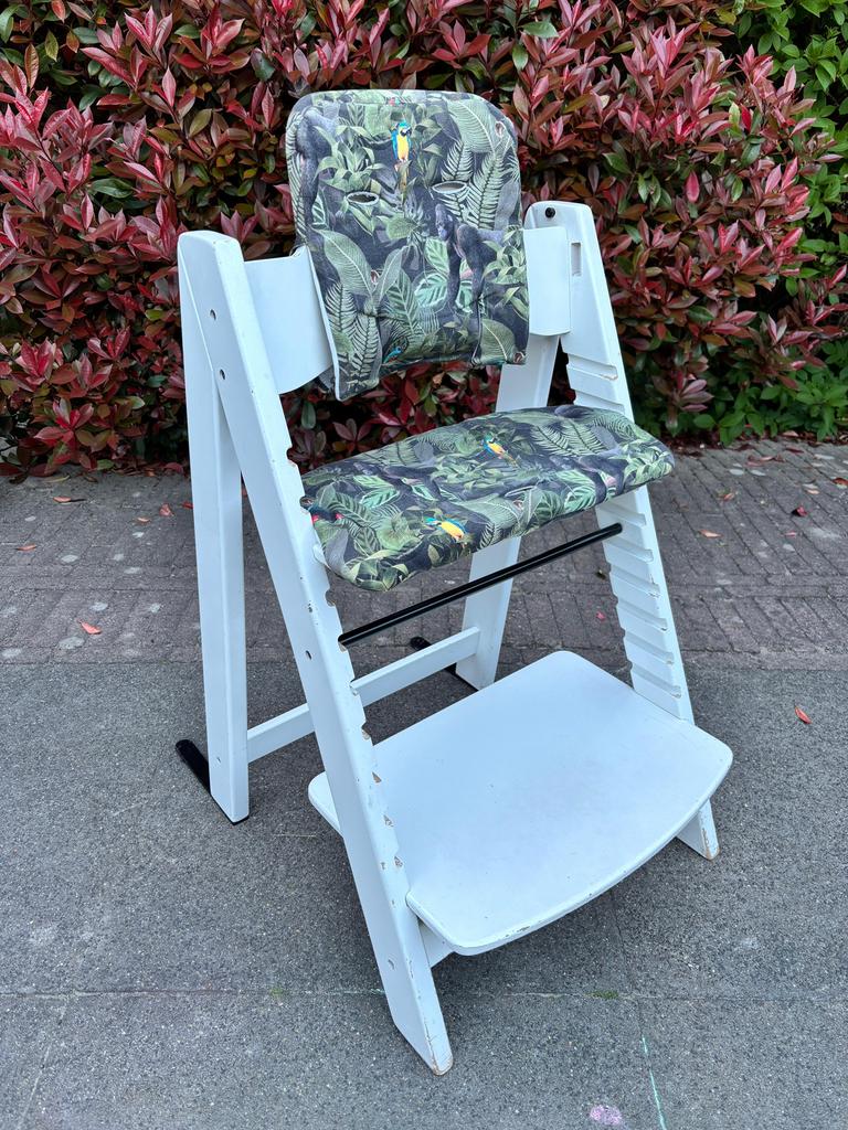 Kidsmill up stoel, kinderstoel, wit, Kinderen en Baby's, Kinderstoelen, Ophalen of Verzenden, Gebruikt