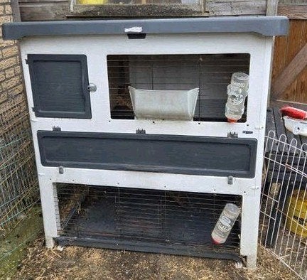 Ferplast Konijnenhok Grand Lodge 120 Plus, Dieren en Toebehoren, Knaagdieren en Konijnen | Hokken en Kooien, Ophalen, 90 cm of meer