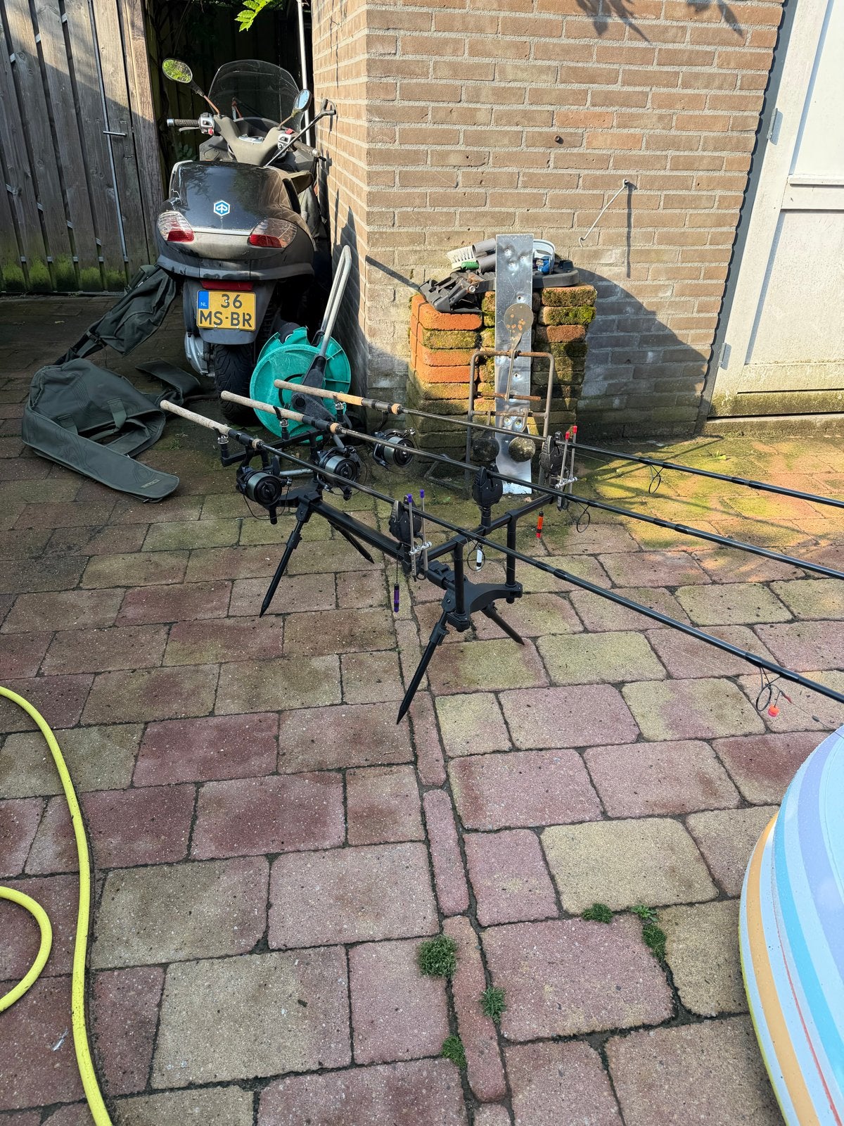 Complete visuitrusting te koop wegens gezinsuitbreiding, Watersport en Boten, Hengelsport | Algemeen, Ophalen of Verzenden, Gebruikt