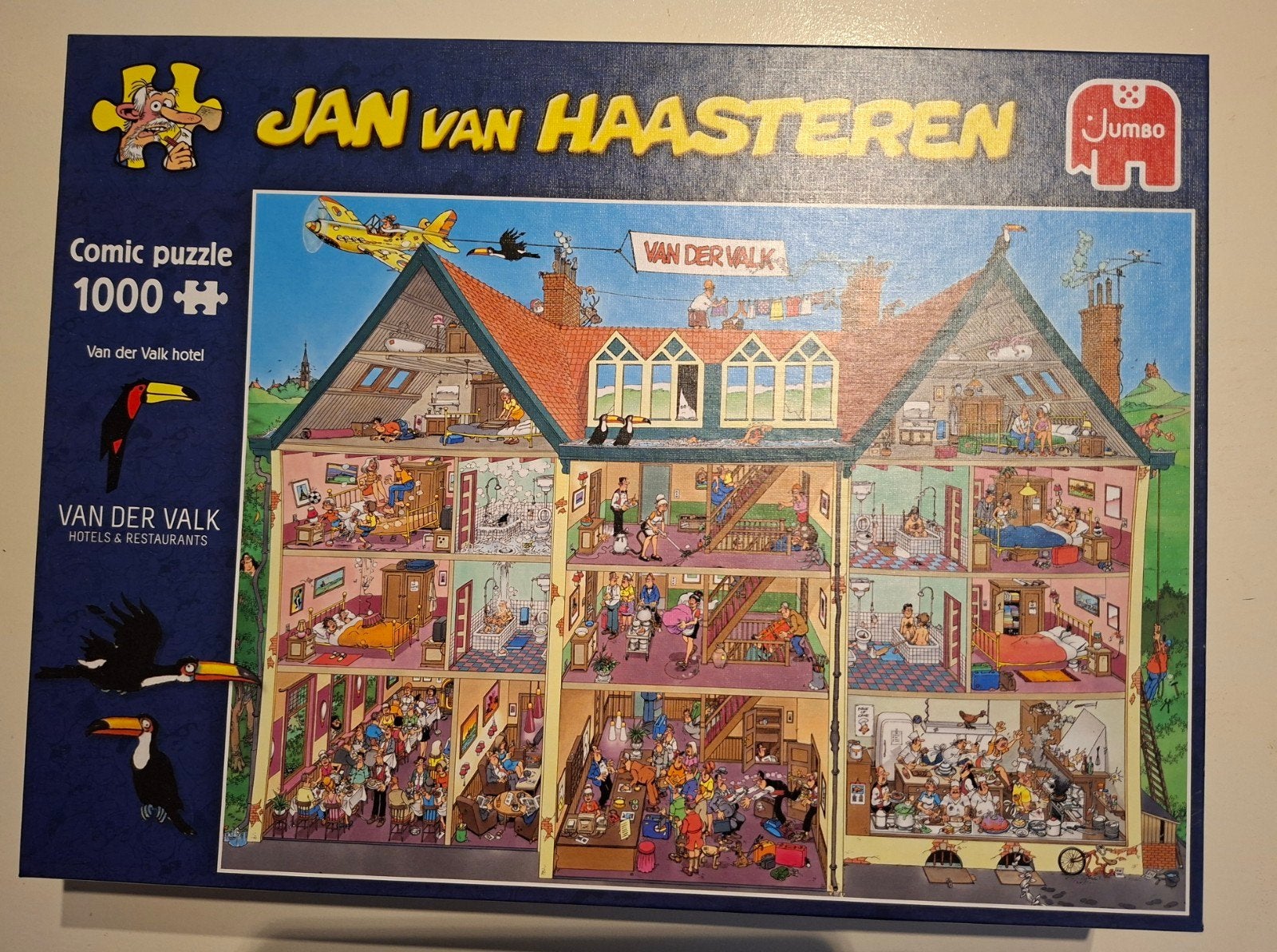 Jan van Haasteren  - Van der Valk Hotel 1000 stu, Ophalen of Verzenden, Meer dan 50 stukjes, Zo goed als nieuw, 6 jaar of ouder