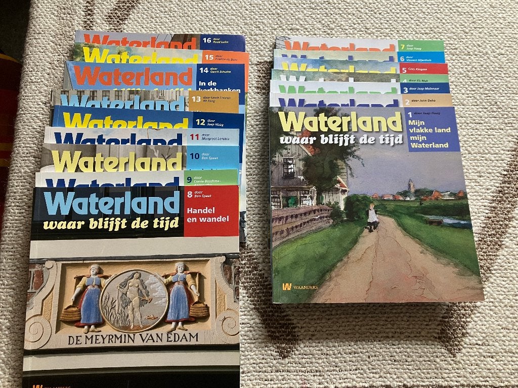 waterland waar blijft de tijd 1 t/m 16 1 - 16 compleet, Ophalen of Verzenden, Gelezen
