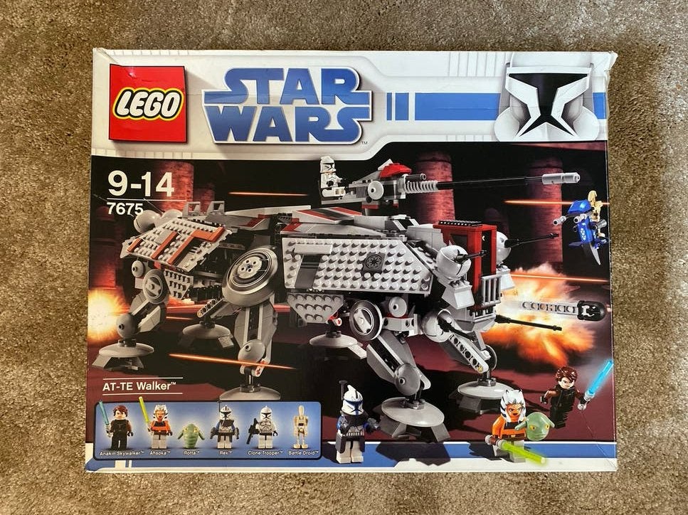 Lego Star Wars 7675 AT-TE Walker - compleet, Kinderen en Baby's, Speelgoed | Duplo en Lego, Gebruikt, Star Wars, Lego, Ophalen of Verzenden
