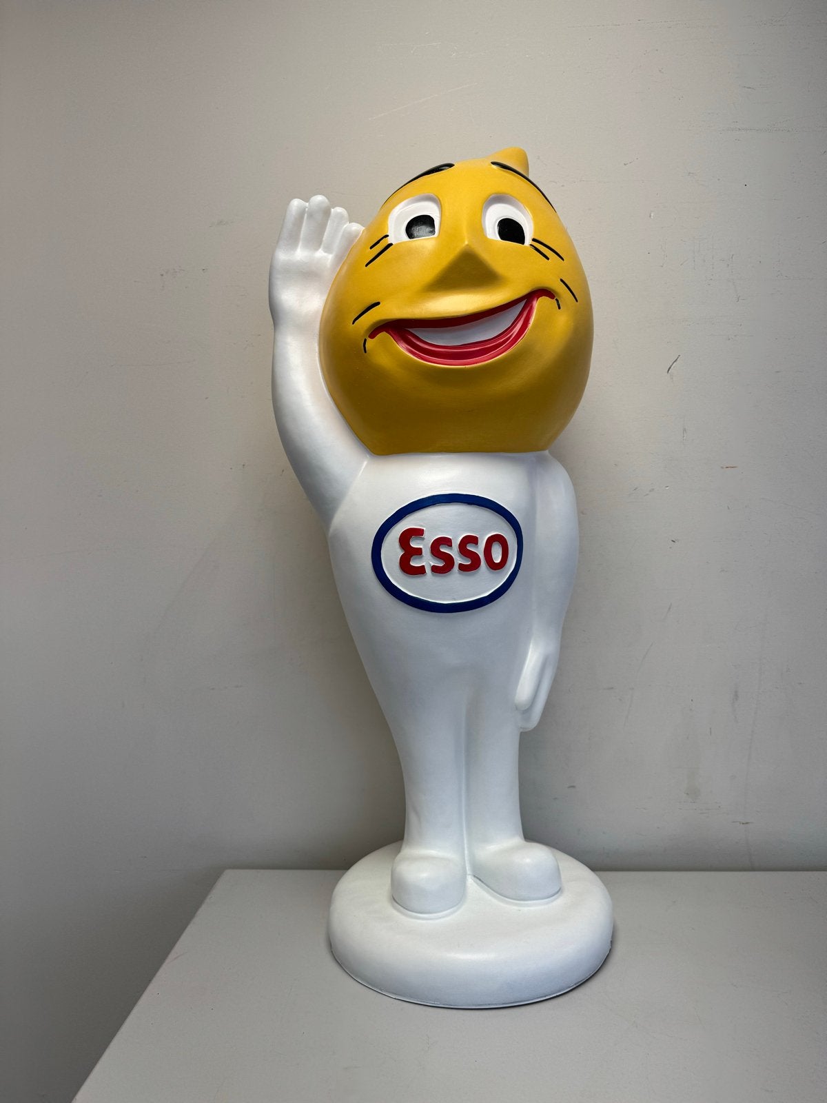 Vintage Esso Boy Beeld - Zeldzaam Verzamelobject, Ophalen, Reclamebord, Gebruikt, .