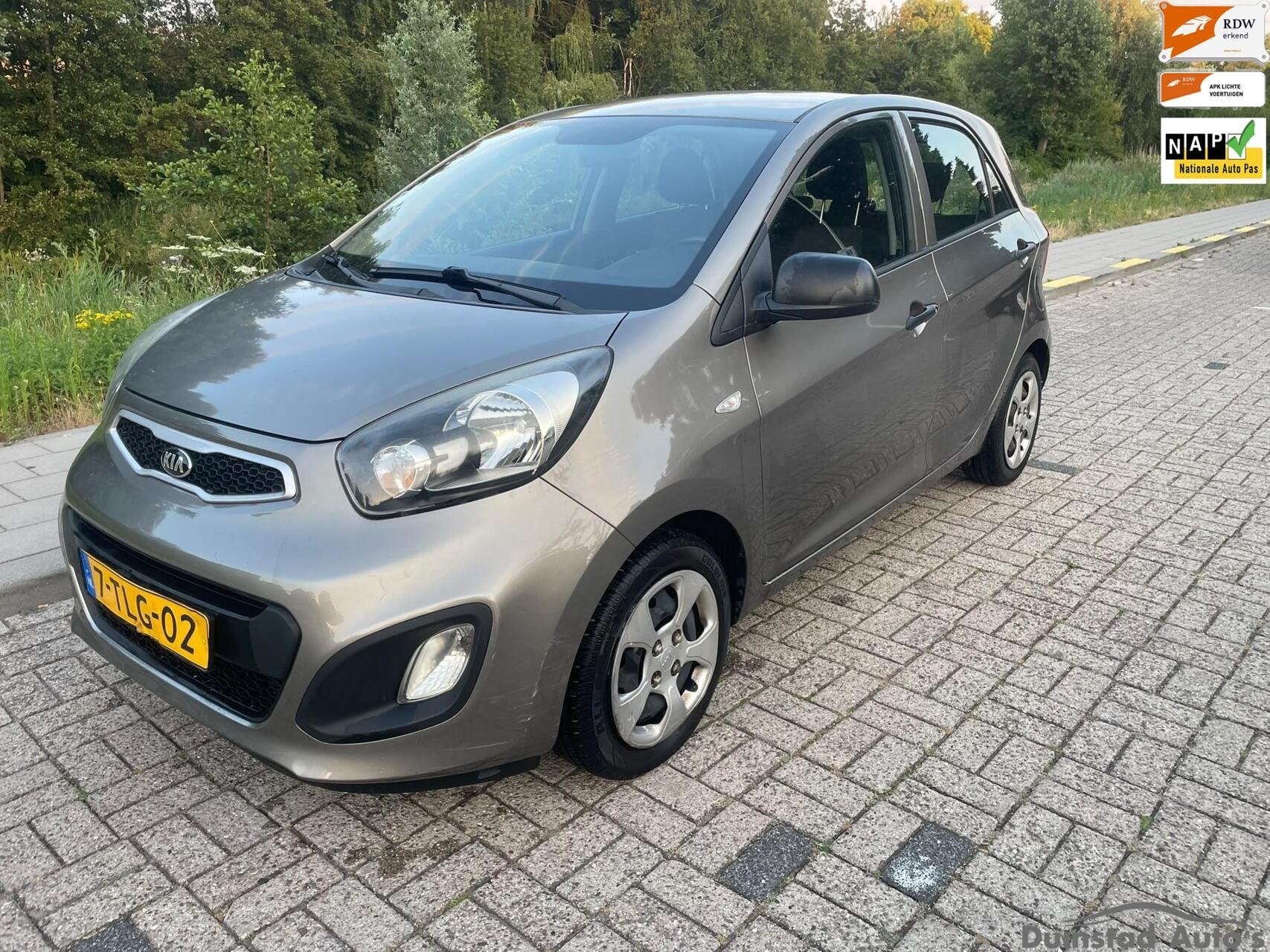 Kia Picanto 1.0 CVVT Comfortline van 1ste Eig|Airco|5drs|Nap, Auto's, Kia, Bedrijf, Te koop, Picanto, ABS, Airbags, Airconditioning
