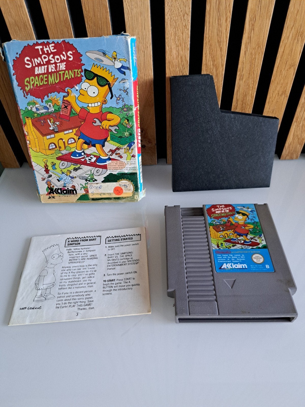 The Simpsons: Bart vs. the Space Mutants NES ), Spelcomputers en Games, Gebruikt, 1 speler, Ophalen of Verzenden, Platform