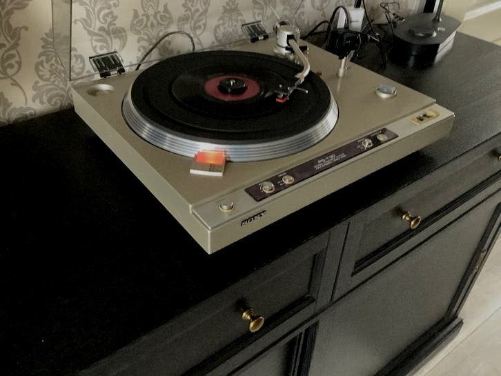 sony PS T30 vol auto direct drive gereviseerd met Garantie, Pitch-regelaar, Ophalen of Verzenden, Zo goed als nieuw, Platenspeler