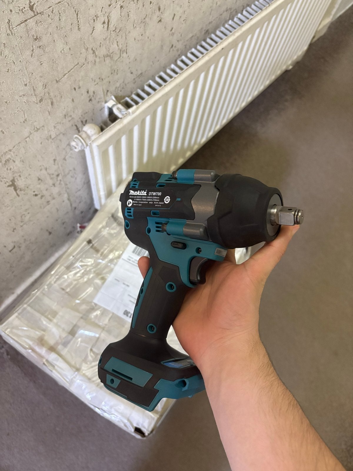 Makita DTW700 Accu Slagmoersleutel - Zo goed als nieuw, Ophalen of Verzenden, Zo goed als nieuw, Accuboormachine, Makita