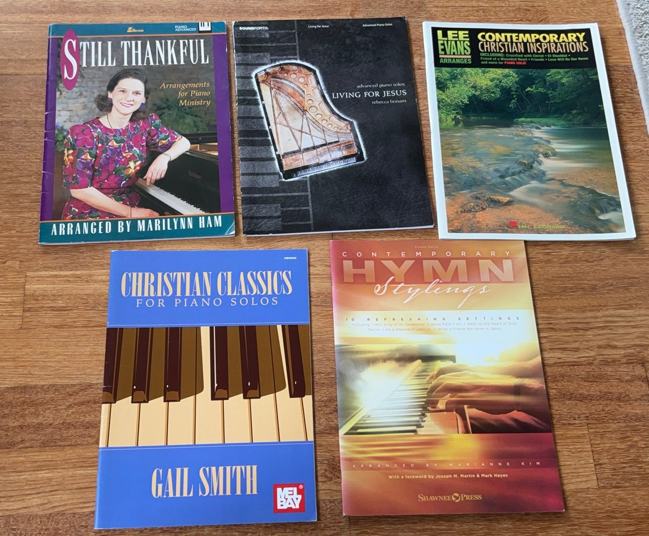 5 pianoboeken hymns, Christian classics, Bonam, Kim, Ham etc, Ophalen of Verzenden, Zo goed als nieuw, Artiest of Componist, Klassiek