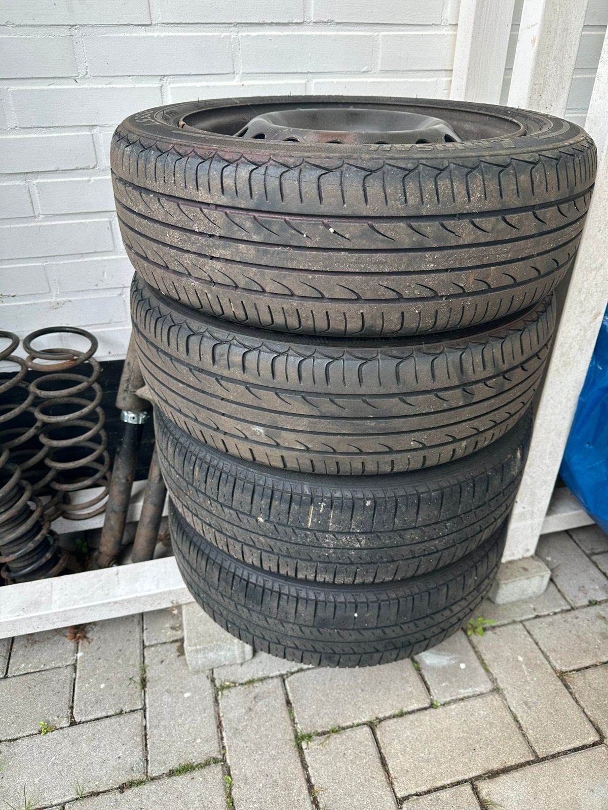 gratis stalen velgen 14 inch 4x100 steek, Ophalen