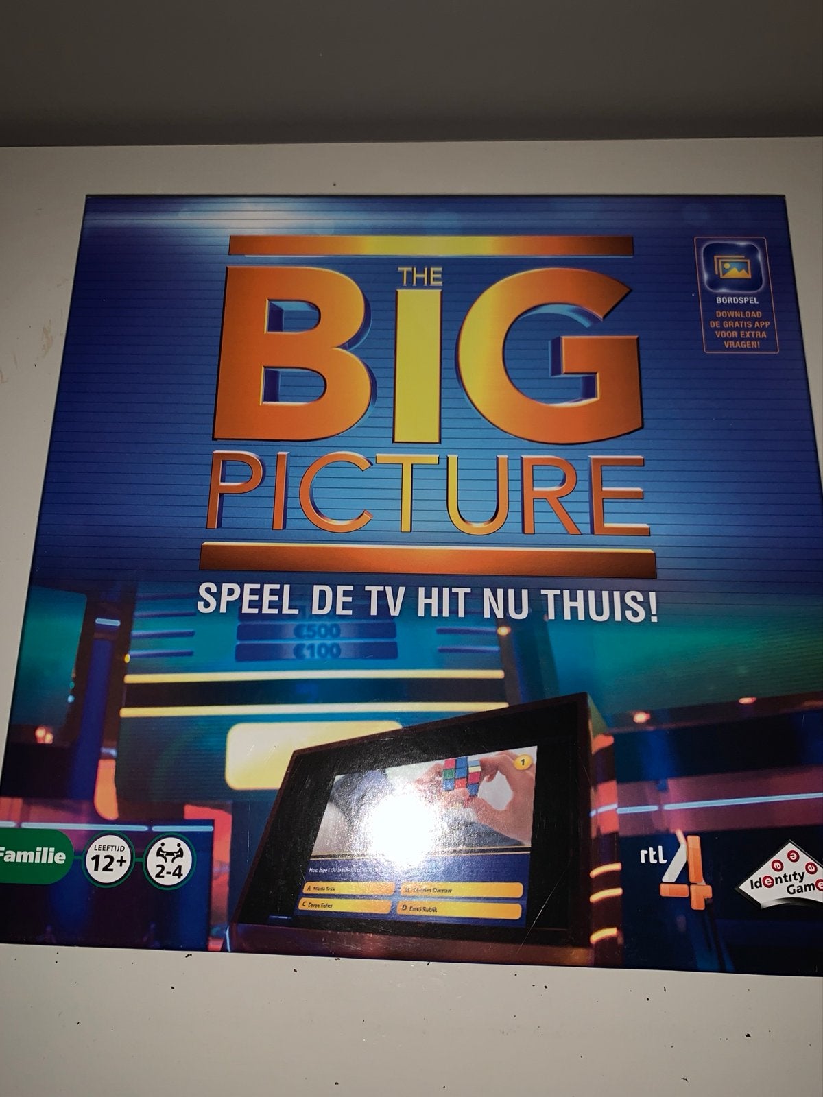 The Big Picture Bordspel - Speel de TV Hit Nu Thuis!, Hobby en Vrije tijd, Drie of vier spelers, Ophalen of Verzenden, Nieuw