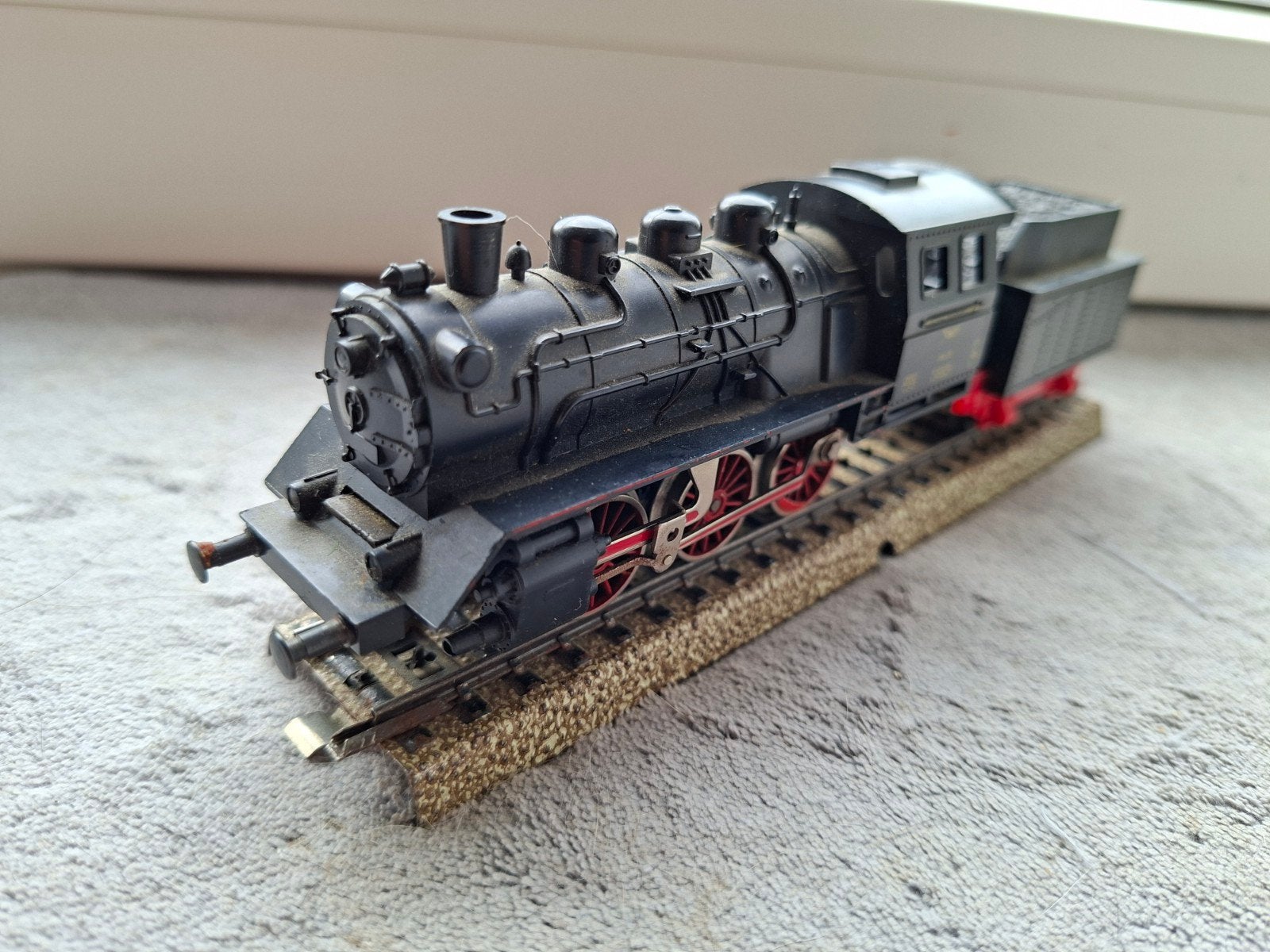 Fleischmann H0 Locomotief Stoomloc Zwart Gebruikt, Ophalen, Gebruikt, Fleischmann, Gelijkstroom