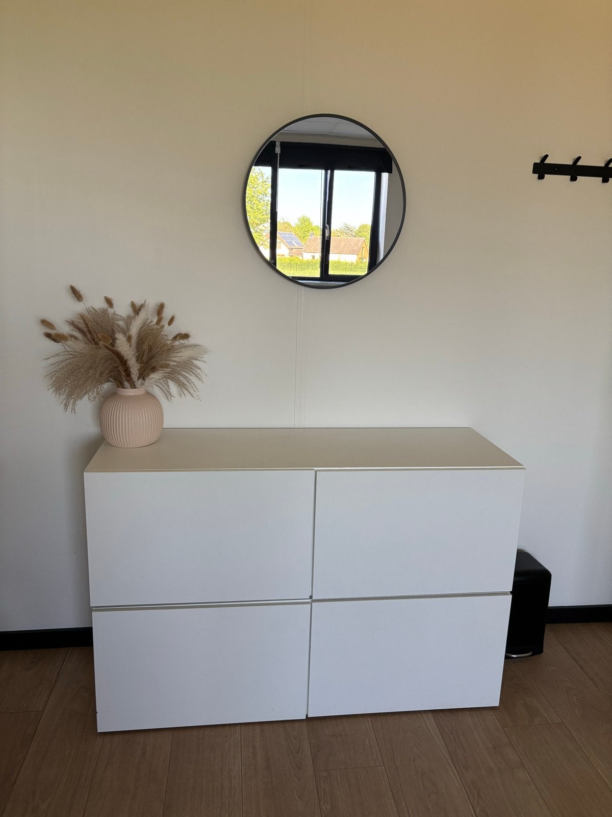 IKEA BESTÅ TV-meubel met deuren, wit, 2 st. van 120x42x48 cm, 100 tot 150 cm, Ophalen of Verzenden, Zo goed als nieuw, Minder dan 100 cm