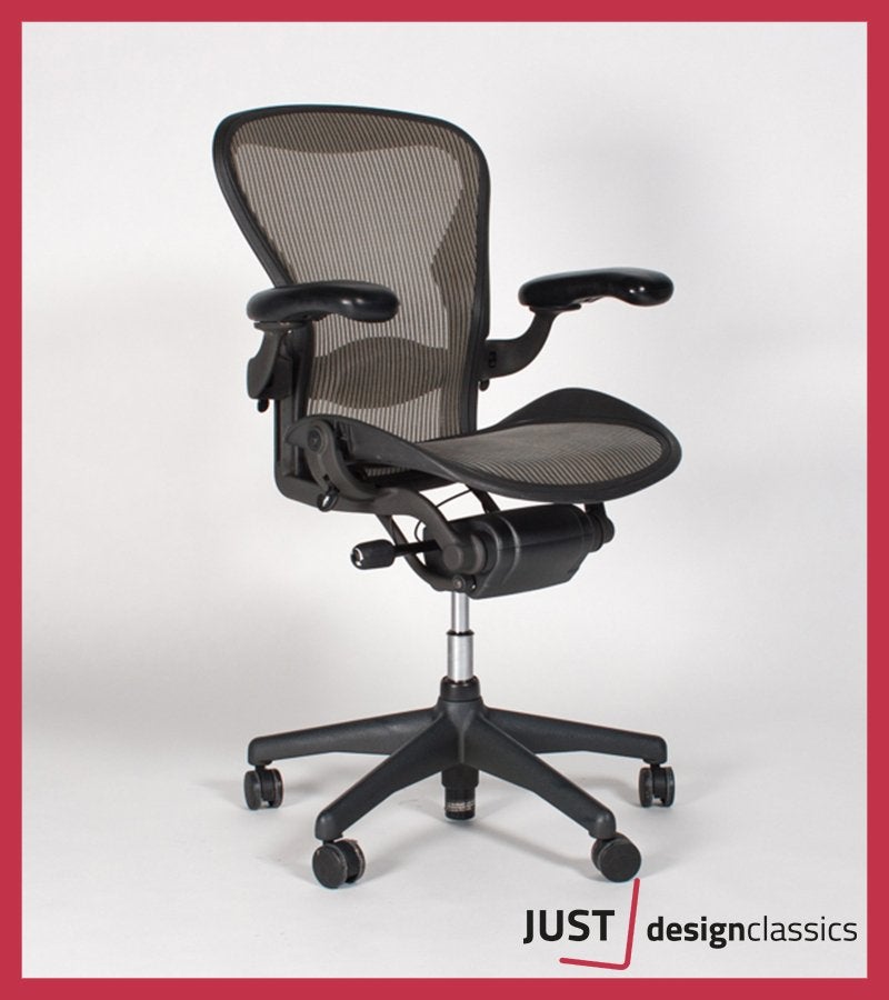 Herman Miller Aeron maat B Grafiet Full option (voorraad:5), Niet ingevuld, Zo goed als nieuw, Niet ingevuld, Niet ingevuld