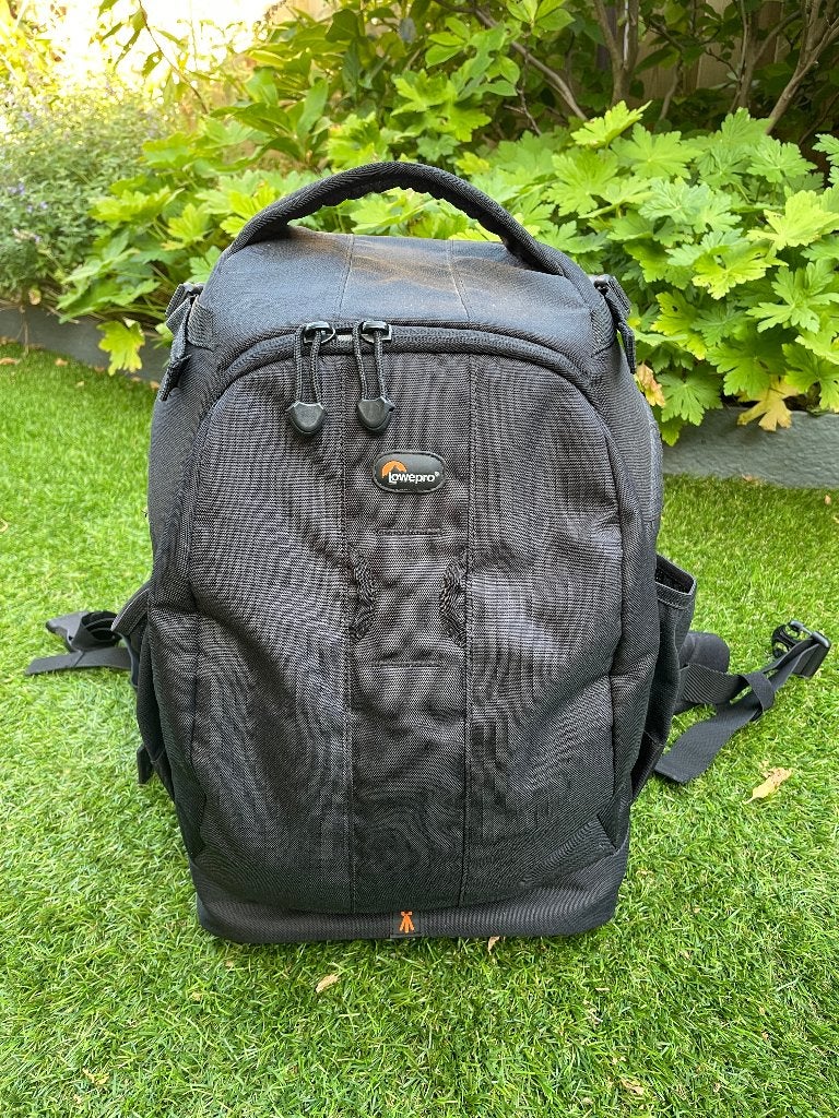 Lowepro Flipside 400 AW cameratas - zo goed als nieuw, Ophalen, Rugtas, Zwart, Zijvakken