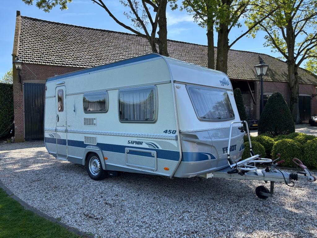 Fendt SAPHIR 450 QB/MOVER/VOORTENT/NIEUWSTAAT, Caravans en Kamperen, Caravans, Info@fendt-caravan.de, Bedrijf, 750 - 1000 kg, Fendt