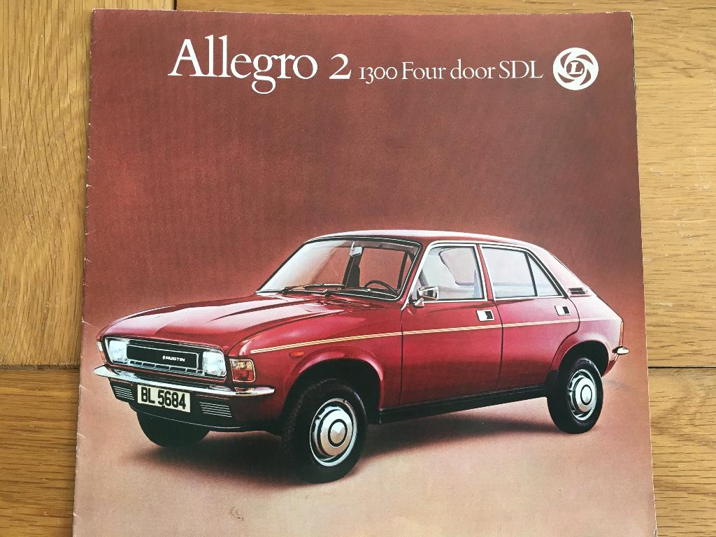 3x Austin Allegro folders brochures L.A.G Leiden + Allegro 2, Boeken, Auto's | Folders en Tijdschriften, Zo goed als nieuw, Overige merken
