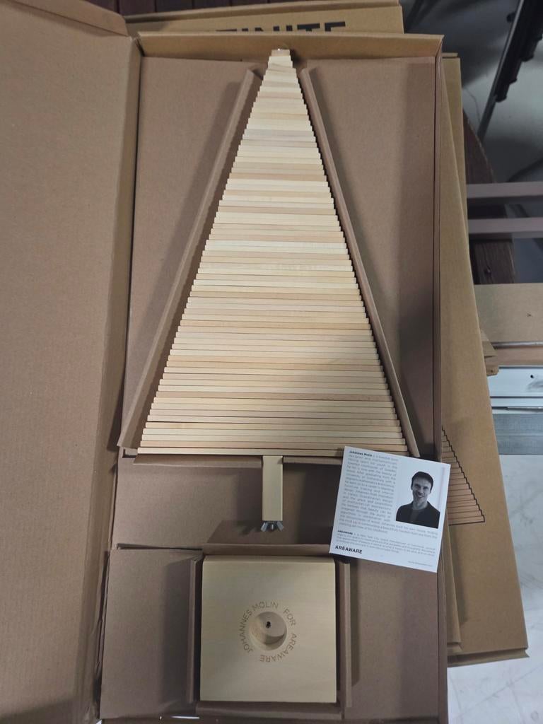 Johannes Molin Infinite Tree Houten Kerstboom, Huis en Inrichting, Hout, Nieuw, Ophalen of Verzenden, Modern