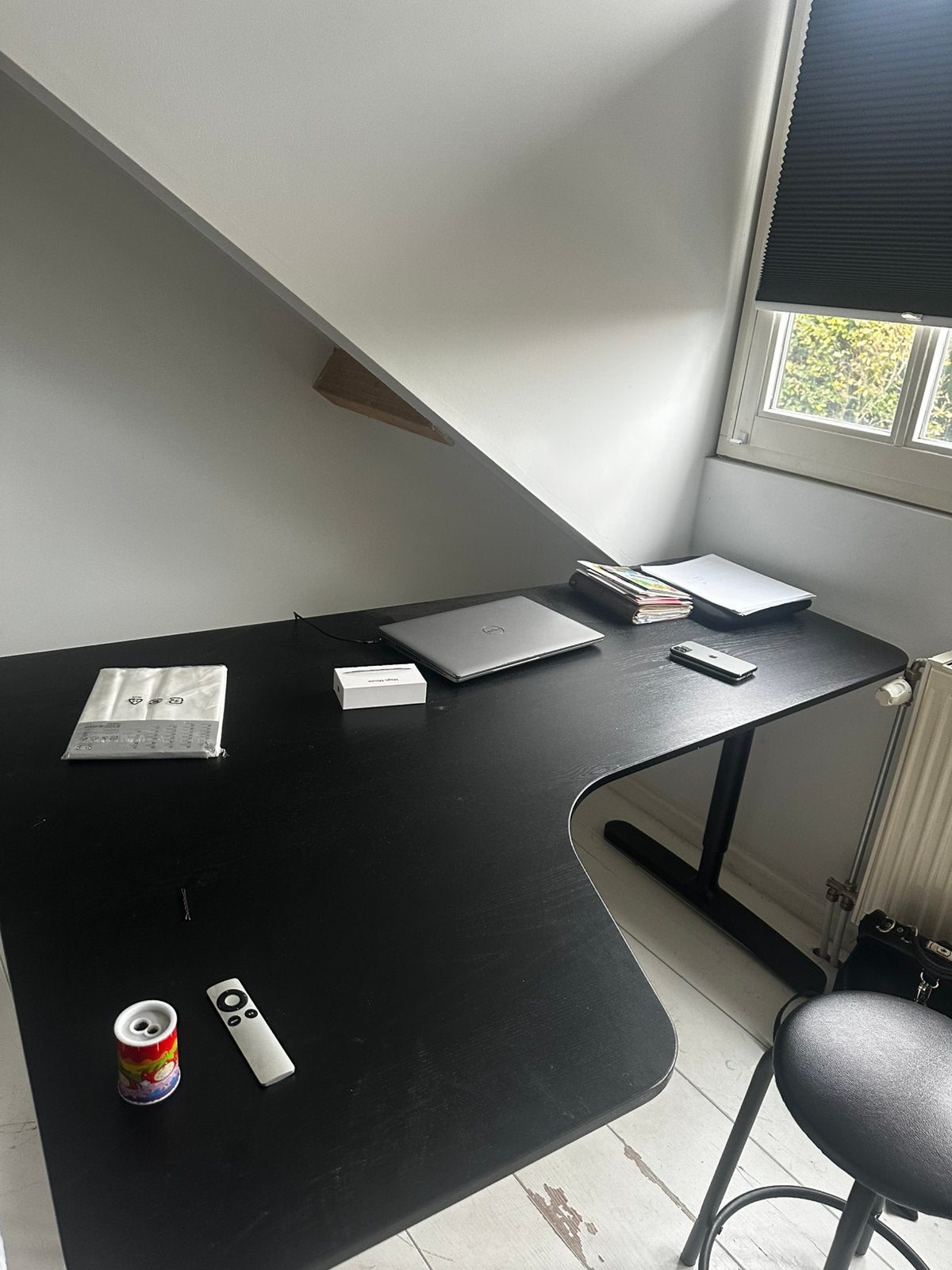 Zgan IKEA Bekant hoekbureau 110x160 cm, Huis en Inrichting, Ophalen, Gebruikt, IKEA, Hoekbureau