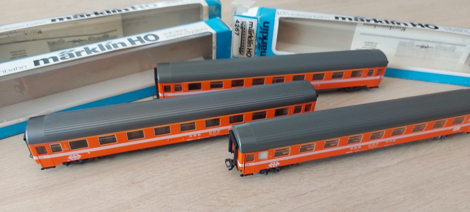 Märklin SBB/CFF/FFS EUROFIMA pers.rtg'n artnr 4267 in ovp, Wisselstroom, Wagon, Ophalen of Verzenden, Zo goed als nieuw