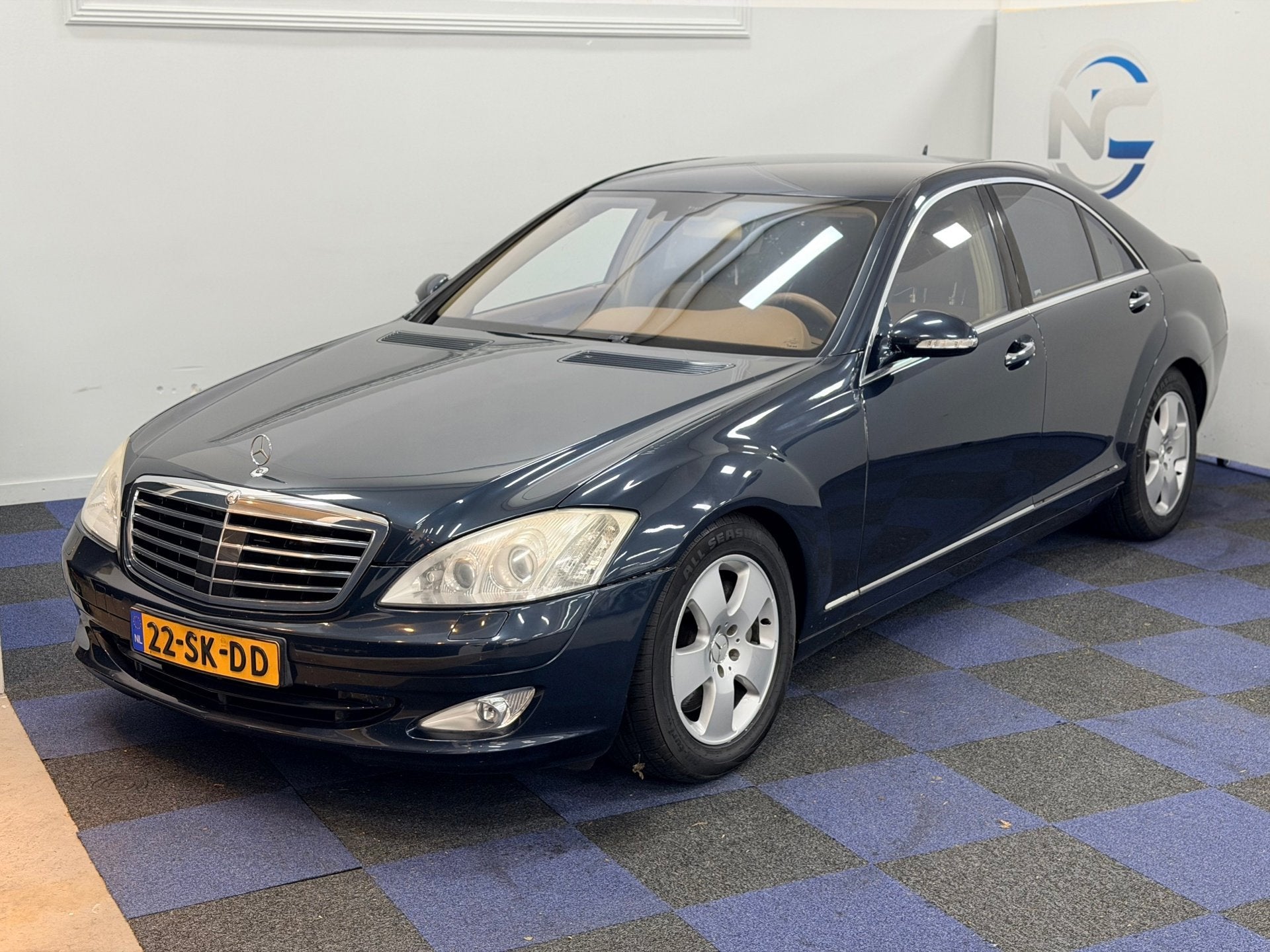 Mercedes-Benz S-klasse 500 Prestige Plus / STOELKOELING / NA, Dealer onderhouden, Achterwielaandrijving, Gebruikt, 8 cilinders