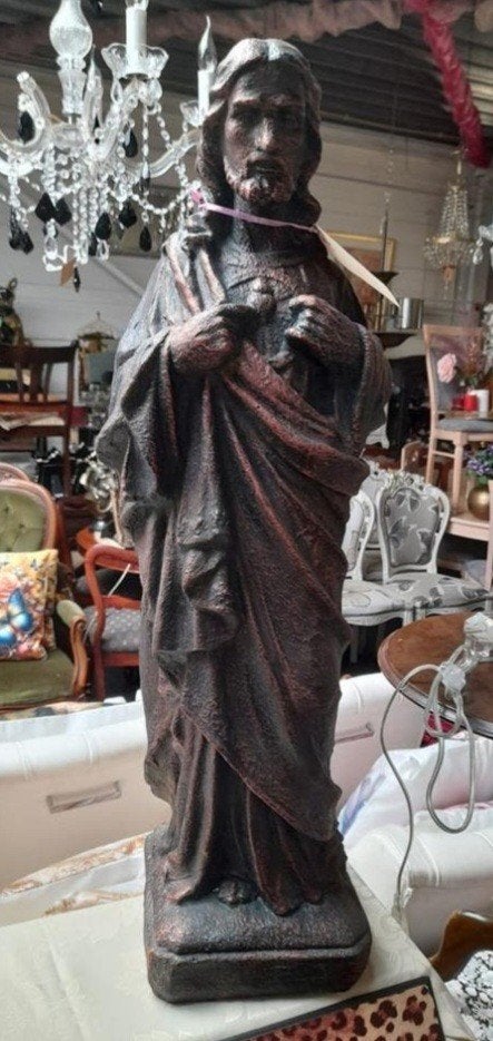 Mooi jezus beeld steen, Ophalen of Verzenden