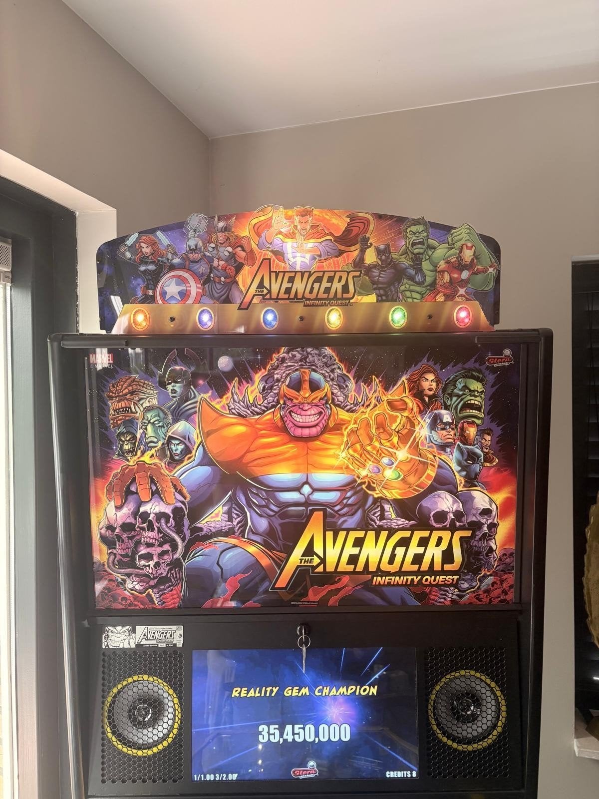Avengers Infinity Quest Flipperkast - Uitstekende Staat, Ophalen, Zo goed als nieuw, Flipperkast