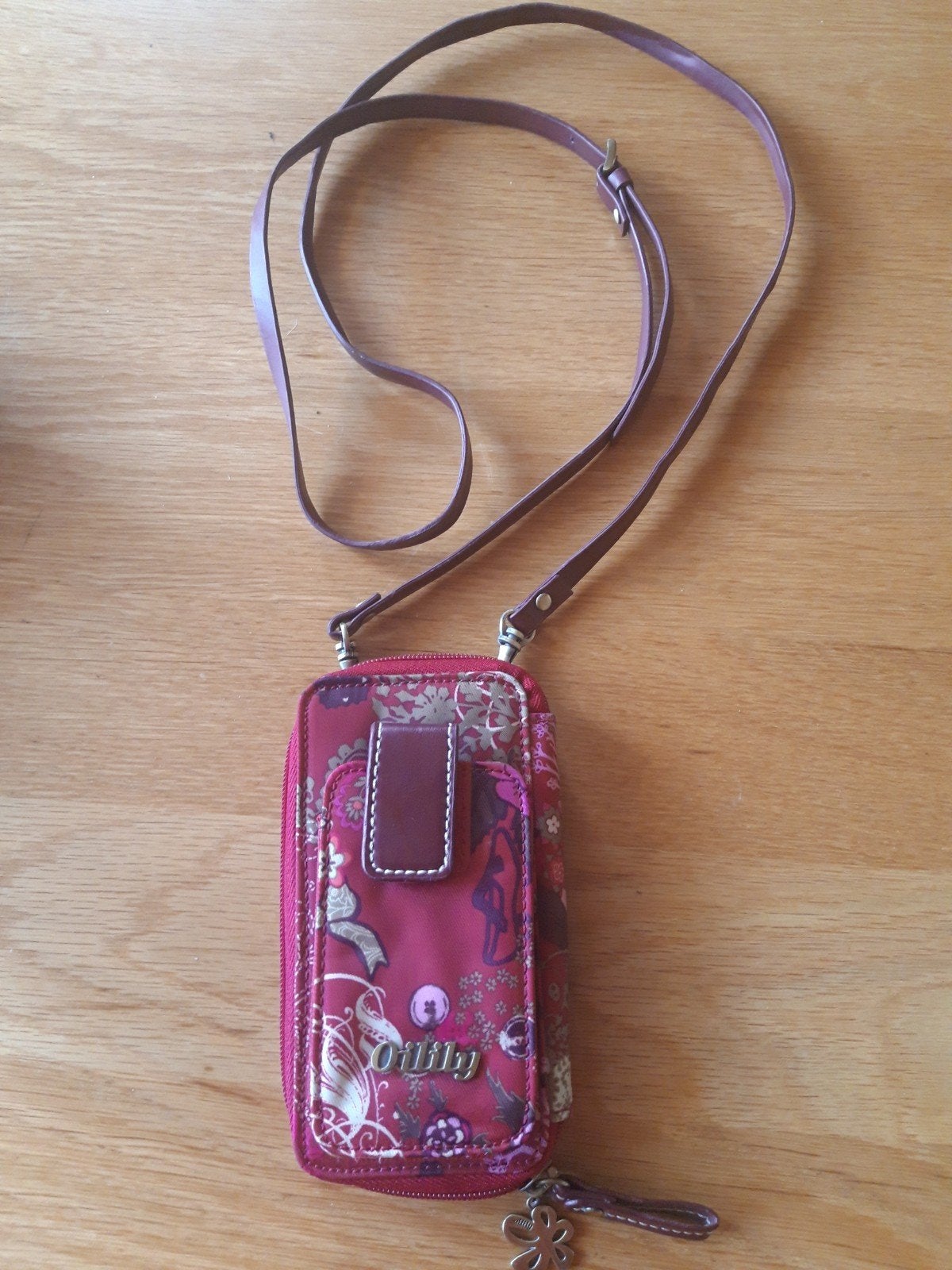 Oilily beursje met schouderriempje, Sieraden, Tassen en Uiterlijk, Portemonnees, Ophalen, Zo goed als nieuw, Oilily