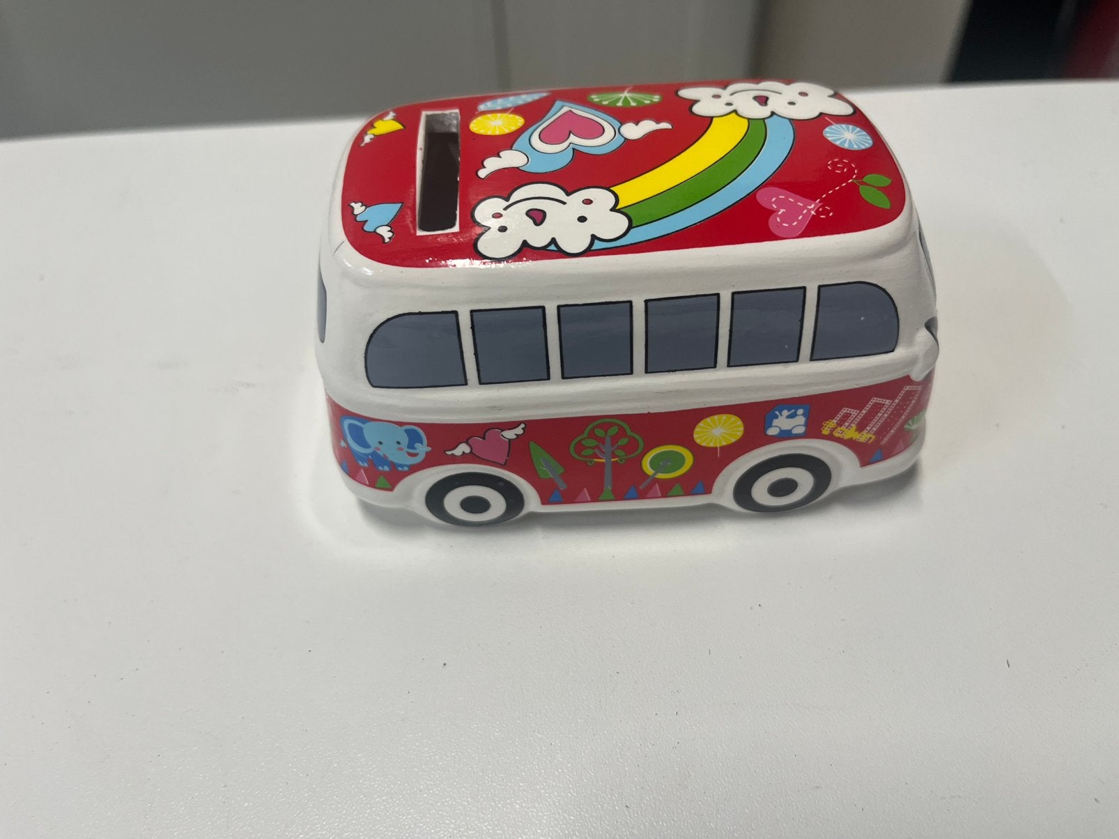 Vw Volkswagen bus spaarpot in nieuwstaat, Verzamelen, Ophalen of Verzenden, Zo goed als nieuw, Steen, Aardewerk of Keramiek, Vervoermiddel