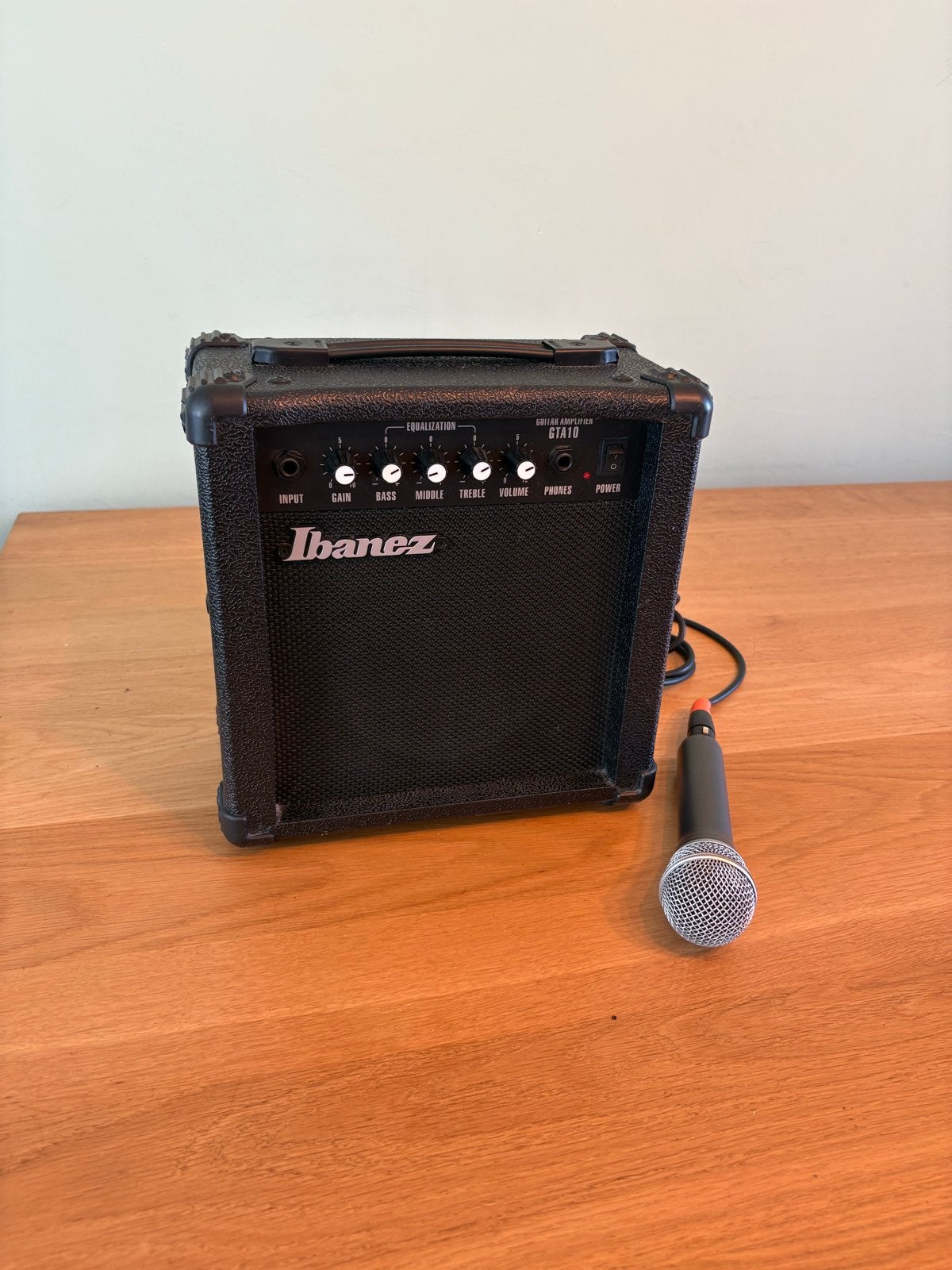 Ibanez GTA10 speaker met microfoon/gitaarversterker, Ophalen, Gebruikt, Overige typen