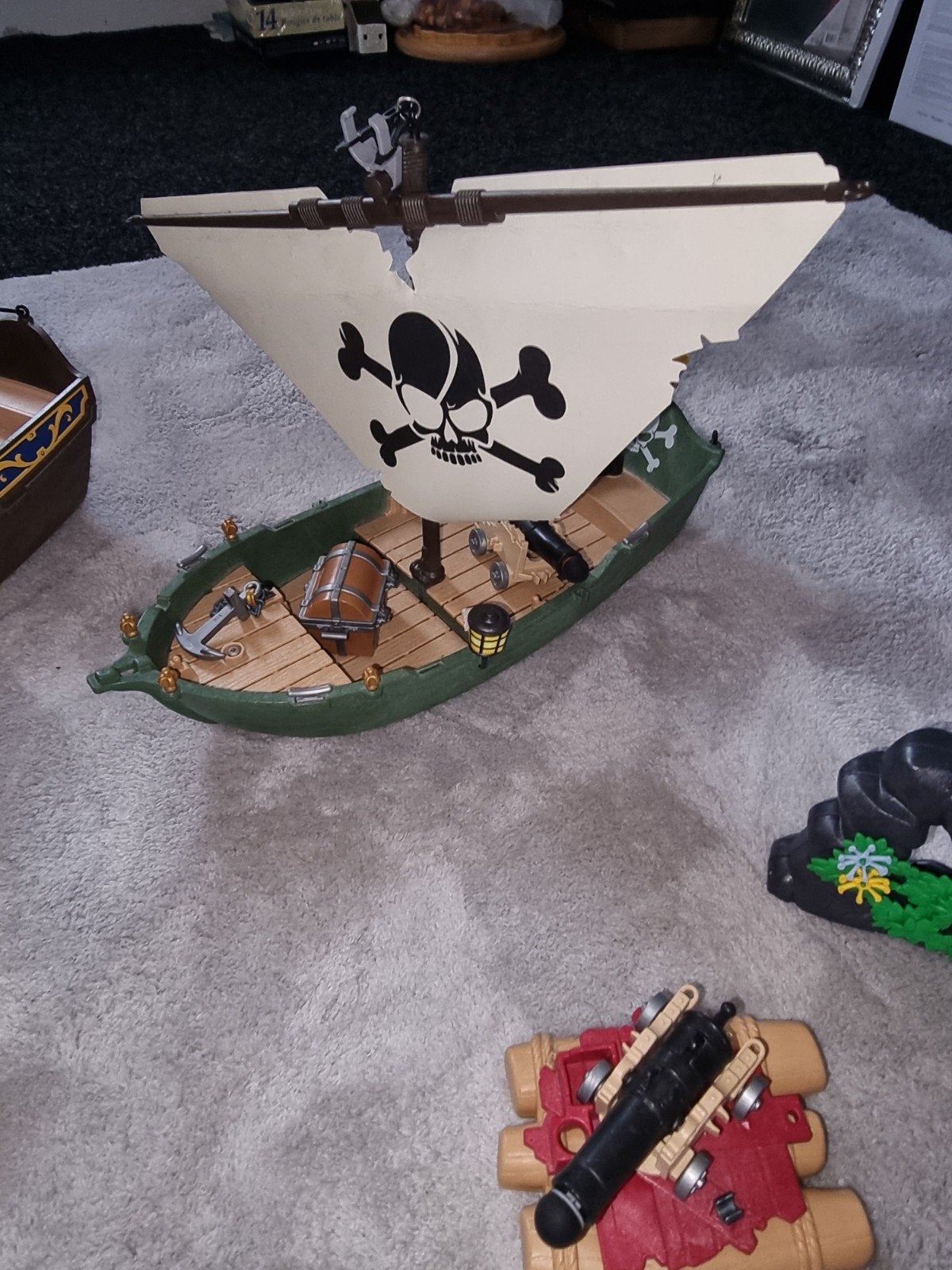 Grote Playmobil Piratenschepen en accessoires set, Ophalen, Gebruikt, Jongen of Meisje