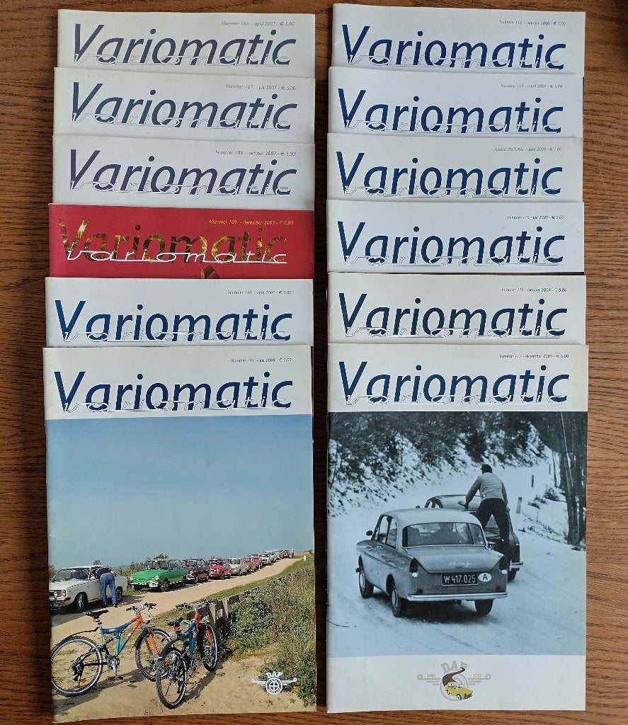 12 x DAF Club Nederland tijdschrift Variomatic (2007 - 2009), Ophalen of Verzenden, Zo goed als nieuw, DAF Club Nederland, Overige merken