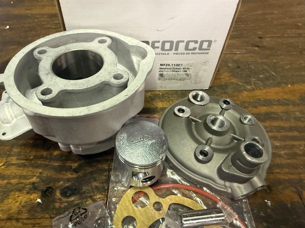 Motoforce 50cc Aluminium Cilinder AM6 STD, Am6, Am6, Nieuw, Ophalen of Verzenden