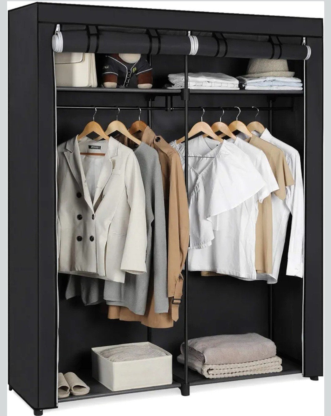 SONGMICS Stoffen kledingkast, 100 tot 150 cm, Nieuw, Ophalen of Verzenden, 150 tot 200 cm