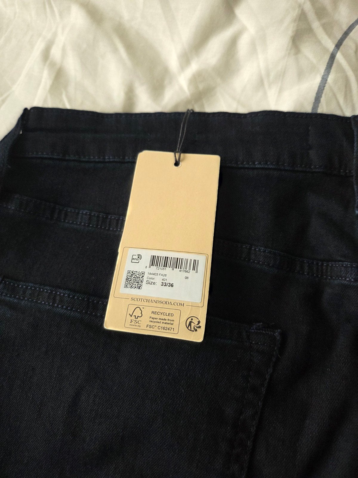 Nieuwe Scotch & Soda Spijkerbroek - Maat W33/L36, Kleding | Heren, Blauw, Nieuw, Ophalen of Verzenden, W33 - W34 (confectie 48/50)