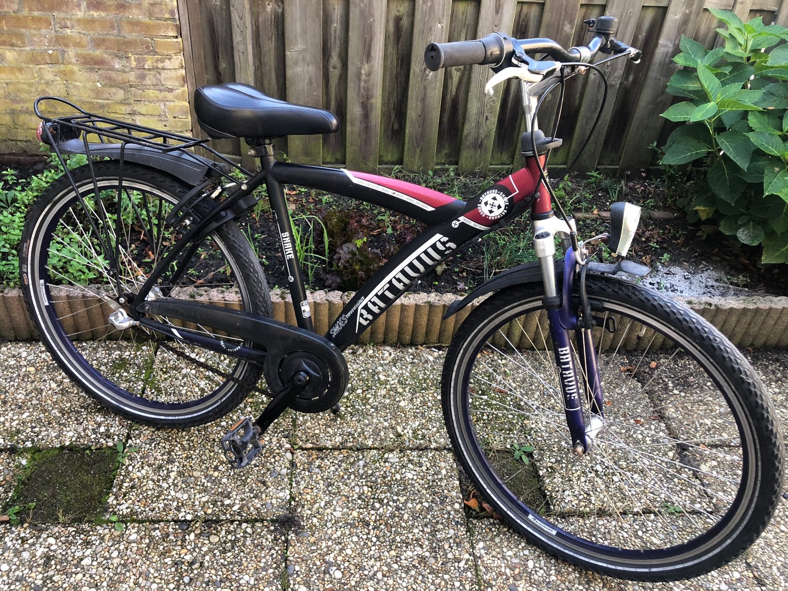 Batavus snake 26 inch, Ophalen, Gebruikt, 26 inch of meer, Versnellingen