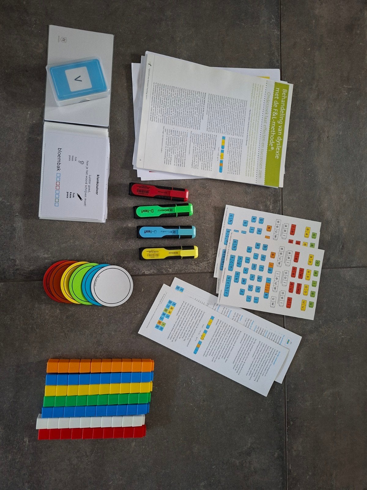 Behandelset voor dyslexie trainingen - F&L-methode, Boeken, Ophalen, Zo goed als nieuw